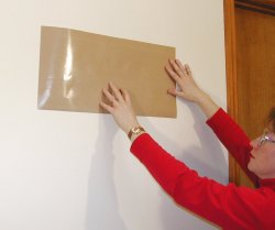 flip stencil up, or down