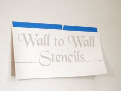 Position your stencils