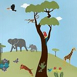 stencil dck103s , Wild Jungle Safari 