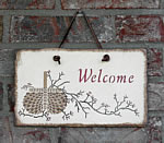 Slate Welcome Sign - example