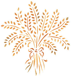 stencil r1013s , Small Provence Wheat Bundle 