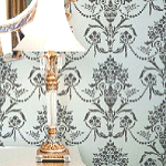 stencil r968 , Vase and Pearls 