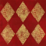 stencil swp17 , Large Harlequin Wallpaper Stencil 